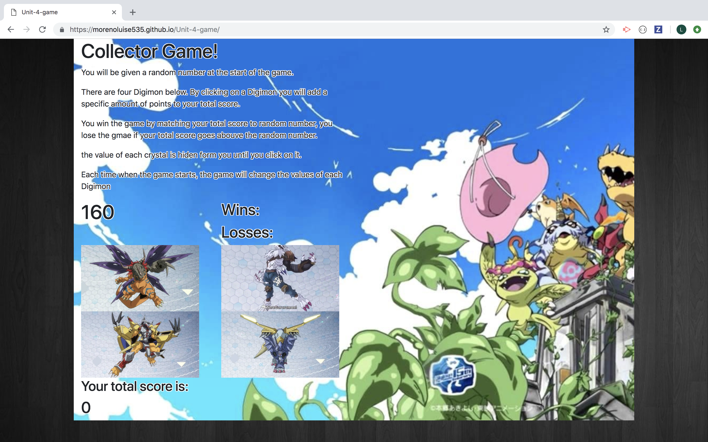 DigimonCollectorGame